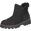 Winterboots WALDLÄUFER "H-LONDON", Damen, Gr. 7 (40,5), schwarz, Nubukleder, Lammfell, unifarben, casual, Schuhe, Stiefelette, Profilsohle, in Bequemweite G (= weit)
