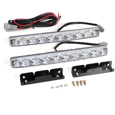Jeffergarden - 2 Stück weiße 9-LED-Langstreifen-Tagfahrlicht drl Auto Nebelscheinwerfer Tagfahrlicht Image