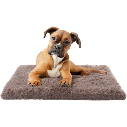 Hundebett Katzenbett Flauschig Hundekissen Hundesofa Hundedecke Hundekörbchen Beige, 50x80 cm