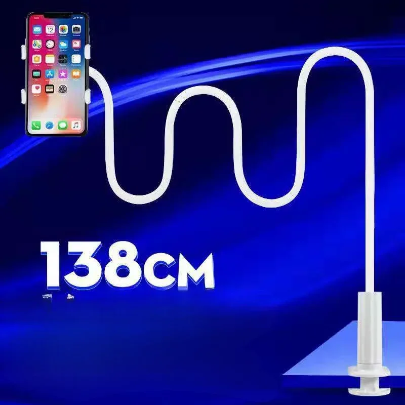 Flexible phone holder for beds/tables, adjustable universal phone holder, portable lazy stand for all smartphones