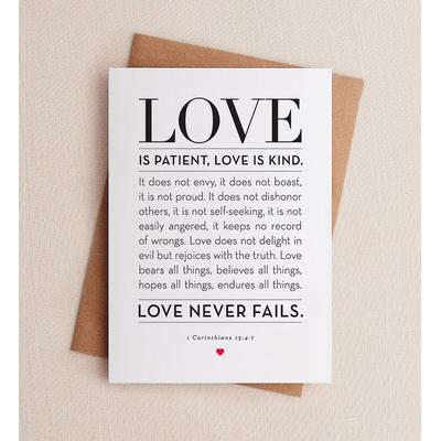 1-800-Flowers Everyday Gift Delivery Love Is Patient Anniversary Greeting Card