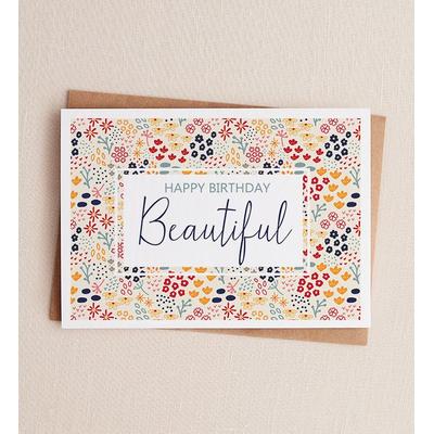 1-800-Flowers Everyday Gift Delivery Happy Birthday Beautiful Birthday Greeting Card
