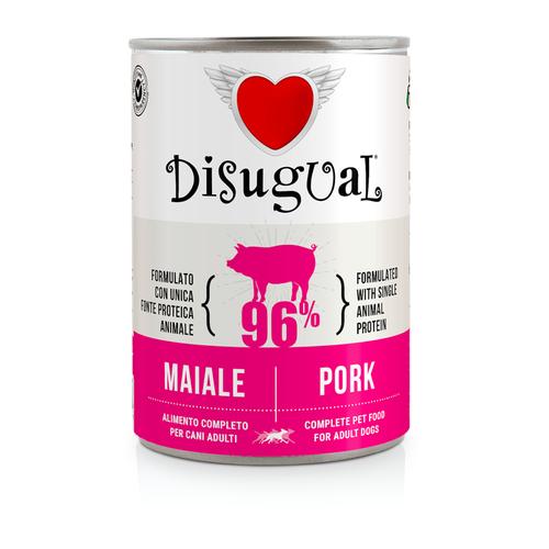 24x400g Disugual Adult Schwein Hundefutter nass