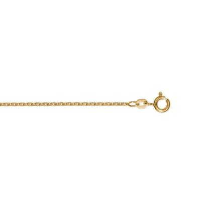 Goldkette ONE ELEMENT "Halskette aus 585 Gelbgold Ø 1,7 mm" Gr. 38, gold, Halsketten, Damen, 38, Gelbgold 585, Damen Gold Schmuck Rundankerkette Image
