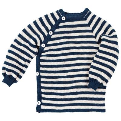 Reiff - Kid's Ringelschlüttli - Merinopullover Gr 50/56 blau Image