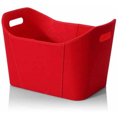 Filz-Kaminholztasche 560 x 430 x 350 mm rot