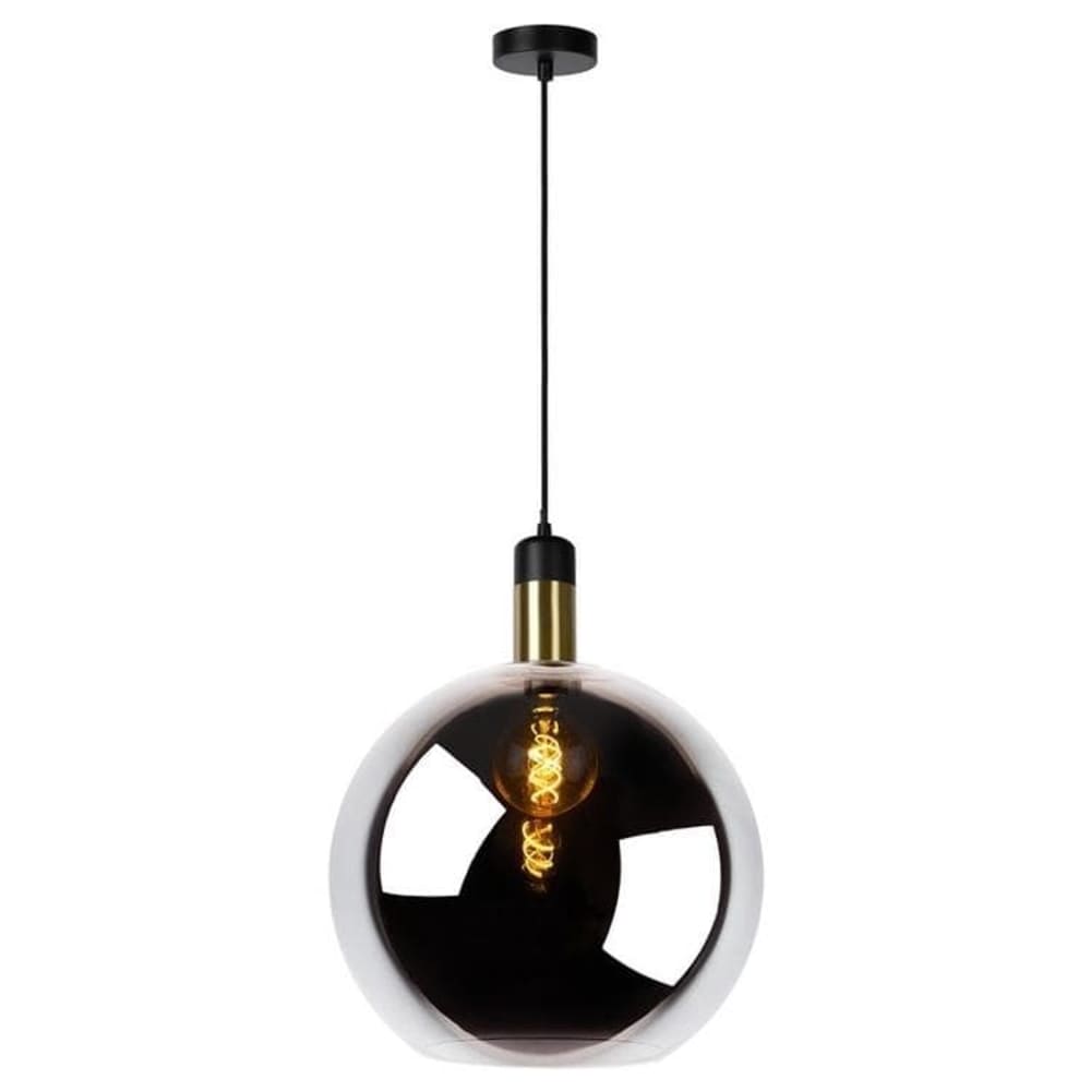 Suspension en verre fumé