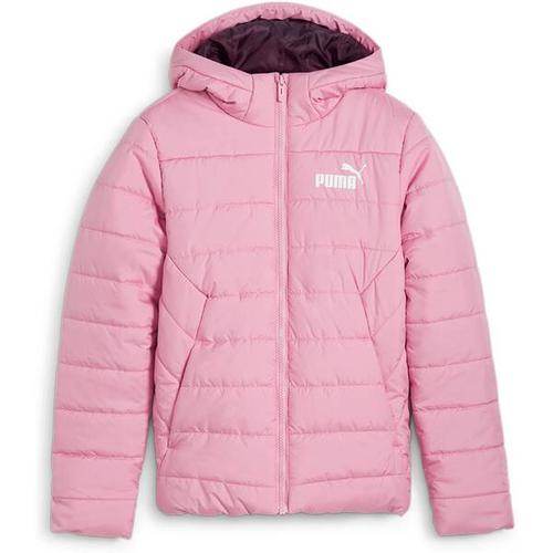 PUMA Kinder Blazer ESS Hooded Padded Jacket, Größe 164 in Pink