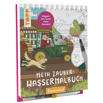 Block Mein Zauber-Wassermalbuch – Bauernhof