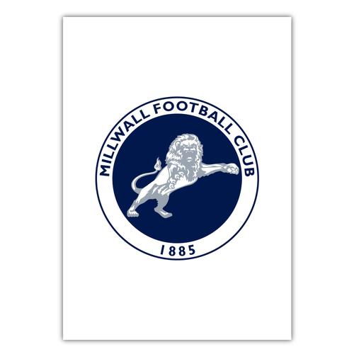 Millwall Wappen Druck - ungerahmt A2