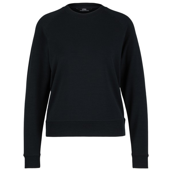 Stoic - Women's MerinoTerry285 AlavaaraSt. Crew Pullover - Merinopullover Gr M schwarz