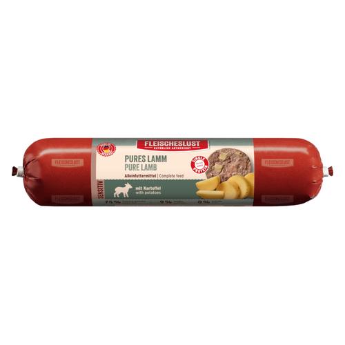 8x400g Pures Lamm mit Kartoffel Fleischeslust Sensitiv Hundefutter nass