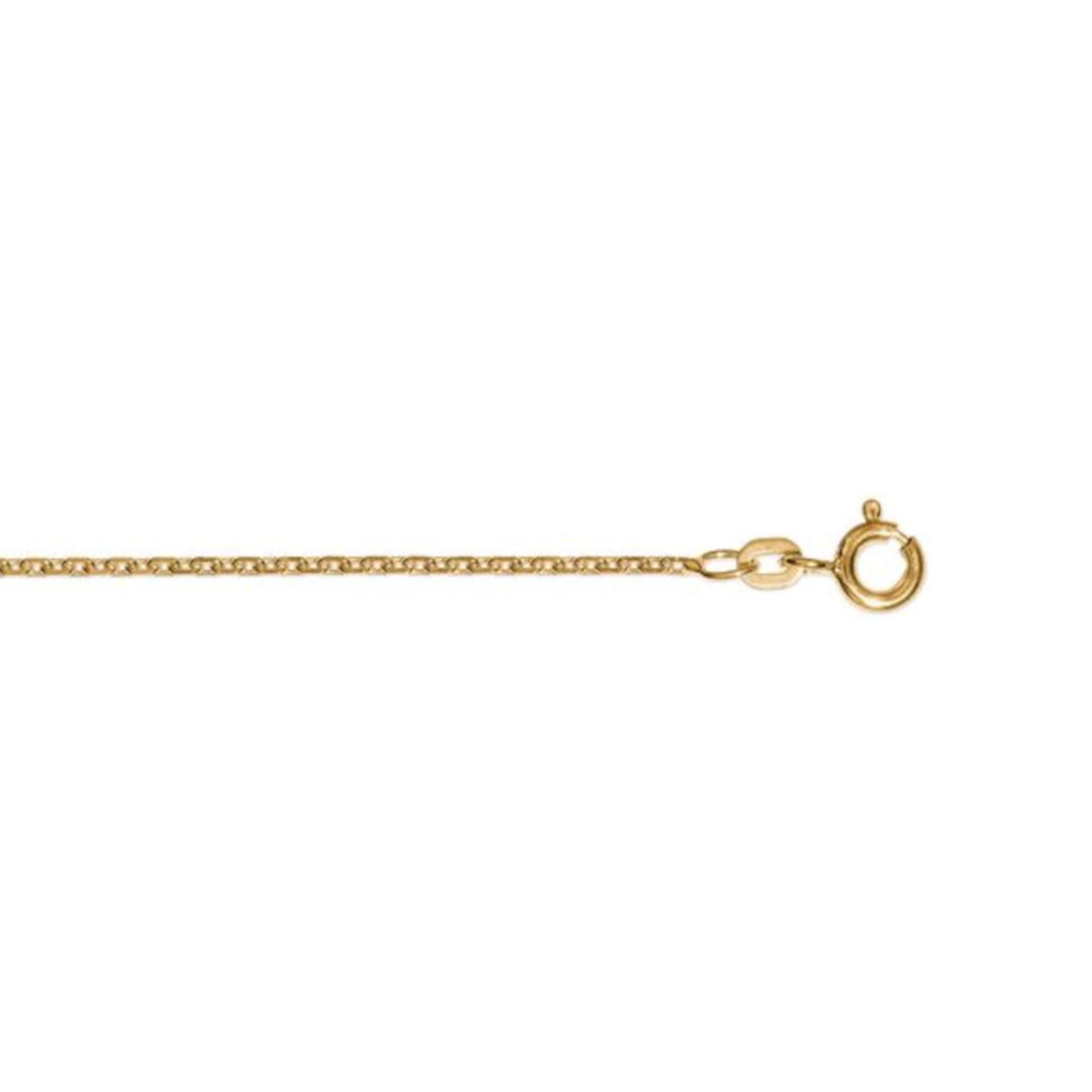 Goldkette ONE ELEMENT "Halskette Rundankerkette aus 333 Gelbgold Ø 1,7 mm" Gr. 38, gold, Halsketten, Damen, 38, Gelbgold 333 Gold, Gelbgold 333, Gold, Goldkette, Klassisch & stilvoll – ein Begleiter für viele Anlässe Image