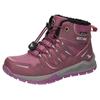 Winterboots MUSTANG SHOES, Kinder, Gr. 35, lila (beere kombi), Lederimitat, sportlich, Schuhe, Snowboots, Stiefelette mit wasserabweisender TEX-Ausstattung