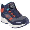 Winterboots SKECHERS "ADVENTURE BLITZ - ARCTIC BRISK", Kinder, Gr. 33, blau (navy orange), Lederimitat, Textil, sportlich, Schuhe, Winterschuh, Boots, Sneaker mit wasserabweisender TEX-Membrane