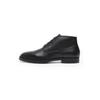 Schnürboots HENRY STEVENS "Wallace GB", Herren, Gr. 43, schwarz, Leder, klassisch, Schuhe
