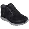 Slip-On Sneaker SKECHERS "SUMMITS", Herren, Gr. 48,5, schwarz, Textil, casual, Schuhe, Schnürboots, Mid Cut Sneaker mit Hands Free Slip-Ins™