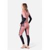 Funktionsshirt KARI TRAA "MALIA", Damen, Gr. M, pink, 50% Lyocell, 50% Wolle, Jacquardmuster, bestickt, hoch geschlossener Ausschnitt, Langarm, Shirts, mit toller Musterung und Flatlock-Nähten