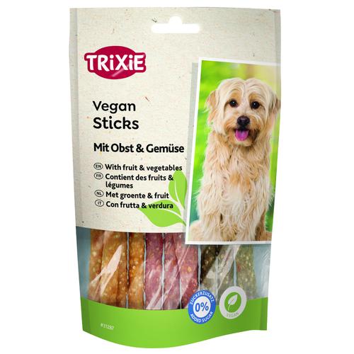 Sparpaket: 6x 100g Trixie Vegan Sticks mit Obst & Gemüse Hundesnacks