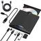 externes DVD-Laufwerk Blu-ray-Laufwerk 7-in-1 Blu-ray-Laufwerk USB 3.0 Typ-C-DVD-/BD-Player, Blu-Ray-Brenner, tragbarer 3D-CD-DVD-Brenner, schlankes optisches Blu-Ray-Laufwerk für Laptops