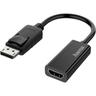 00200335 DisplayPort / hdmi Adattatore [1x Spina uk - 1x Spina DisplayPort] Nero - Hama