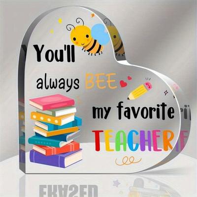 TEMU Teacher Appreciation Gifts For Women From Students Thank You Teacher Gifts Teacher Birthday Gifts Acrylic Keepsake And Paperweight Gift For Teacher