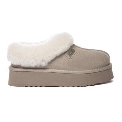 EVER AU Damen Leder Hausschuhe - Topknot Image
