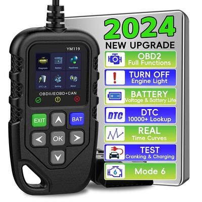 OBD2 Scanner Diagnostic Tool Enhanced Check Engine Code Reader with Reset OBDII/EOBD Car Diagnostic Scan CAN Tools for All Vehicles After 1996