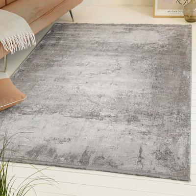 Teppich MY HOME "Morona", beige, B:80cm H:6mm L:150cm, Viskose, Teppiche, Flachgewebe, weiche Viskose, Vintage Hoch Tief, Wohnzimmer Image