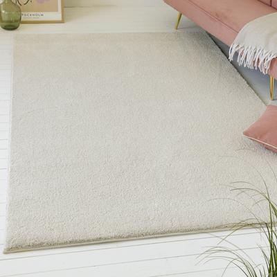 Hochflor-Teppich OTTO HOME "Yvaine, auch als Läufer erhältlich", beige, B:80cm H:25mm L:150cm, Polyester, Teppiche, Langflor, Shaggy, dichter weicher Hochflor, meliert, Wohnzimmer Image