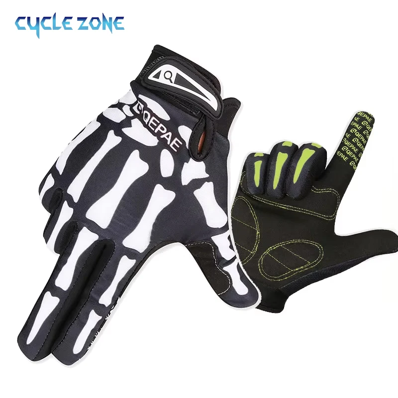 Gant d'articulation en forme de crâne, mitaines antidérapantes pour moto, cyclisme, mitaine chaude d'hiver, gants de Sport unisexes, équipement de vélo