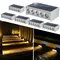 6 pièces LED étape lampe escalier lumière extérieure IP67 étanche lumière solaire décor éclairage