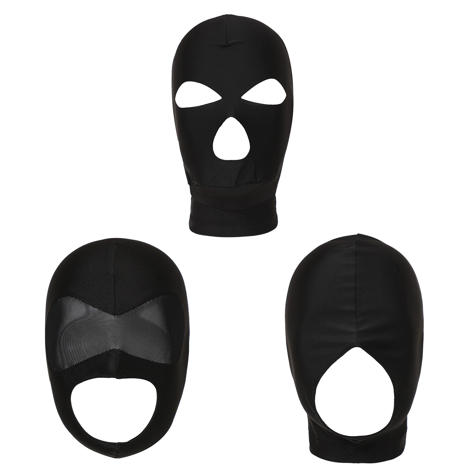 Maschera a pieno facciale 1/2/3 foro Passamontagna Cap Testa Cappuccio Maschera unisex Halloween Cosplay Cappello da festa Uomo Gioco Esercito Maschera tattica