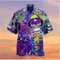 Camicie da uomo più nuove Streetwear Camicia da uomo da spiaggia Manica corta Cool Skull 3d Camicia