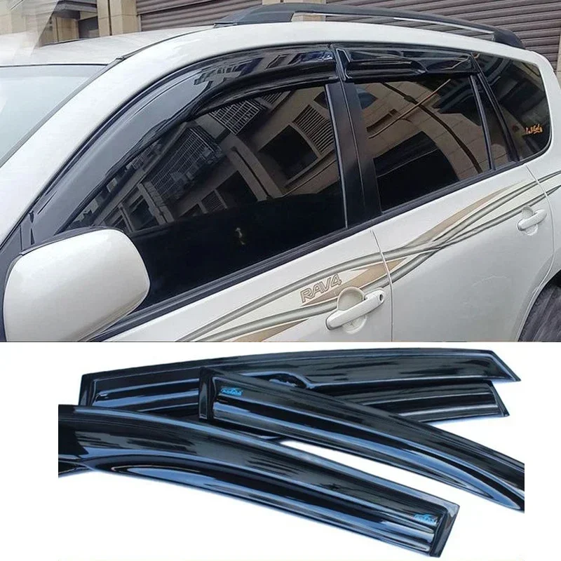 Visiera per finestra stile Mugen adatta per Toyota Rav4 RAV 4 2006-2024 2013-2019 XA40 XA50 tende da sole ripari sfiato parasole pioggia deflettore