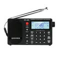 QODOSEN DX-286 Radio portatile AM/FM/LW/SW Radio digitale mondiale a banda intera con chip per auto tef6686