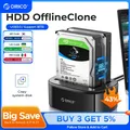 ORICO HDD Clone Docking Station da USB 3.0 a SATA 3.0 Docking Station per disco rigido Dual Bay per custodia SSD HDD da 2.5/3.5 pollici per PC