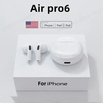Pro6 Wireless Tws, Smart Touch Control Helm, Bluetooth 5.0, Sportart, für Musik verwendet, geeignet für alle Smartphones Image