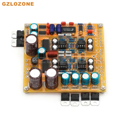Montiert HIFI Stereo Dual AD1865R NOS DAC Audio Decoder fertig board Unterstützt RCA Analog und XLR Image