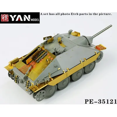 Yan modell PE-35121 1/35 jagdpanzer38 (t) "hetzer" mittlere produktion (für takom 2171) Image