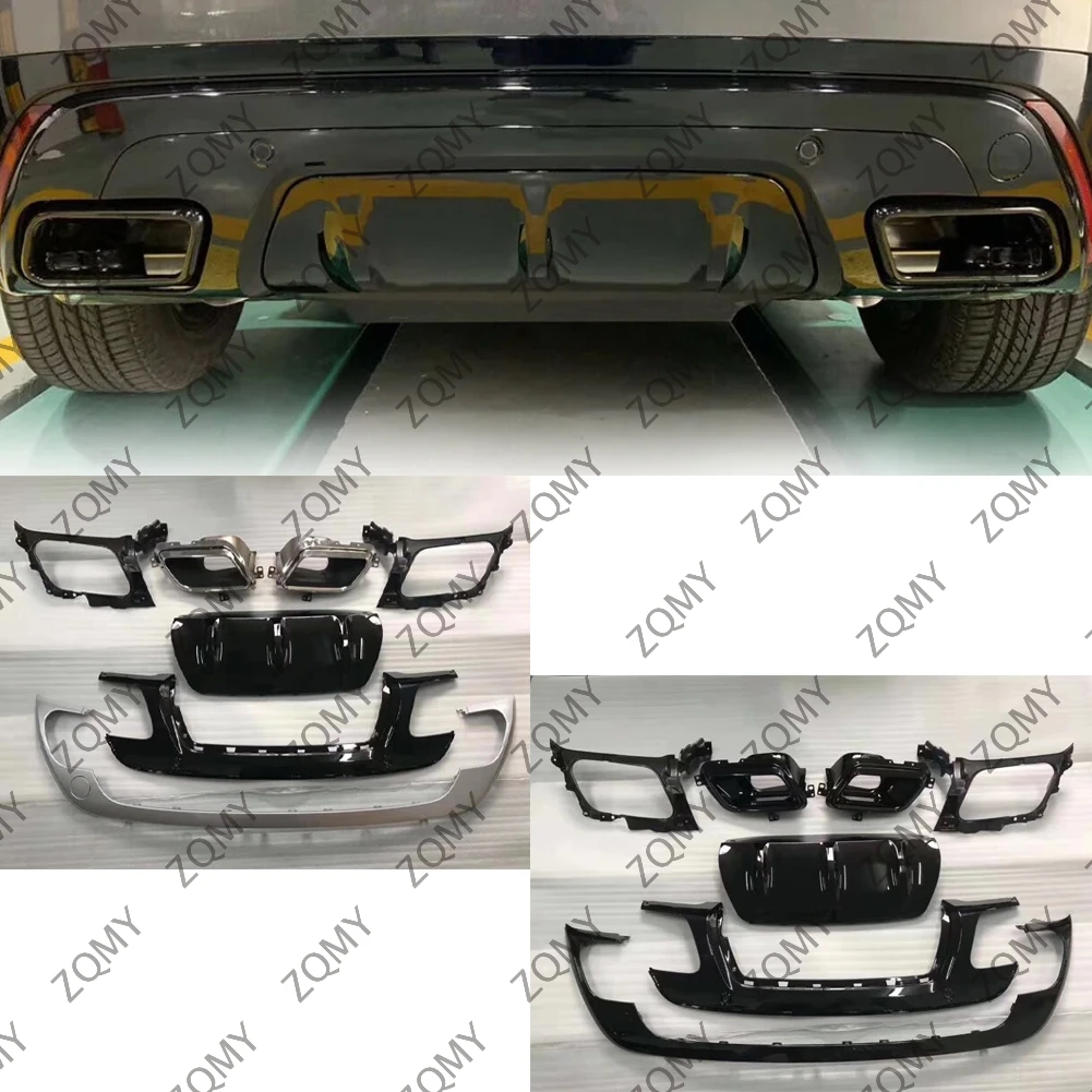 7 Stücke Auto Heckstoßstange Kit Trim Dekor Zubehör Für Land Rover Range Rover Velar 2018 2019 2020 2021 2022 Image