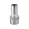 6-50mm Portagomma 1/8 1/4 3/8 1/2 3/4 1 1.5 2 "Pollici BSPT Filettatura Maschio 304 316 In Acciaio