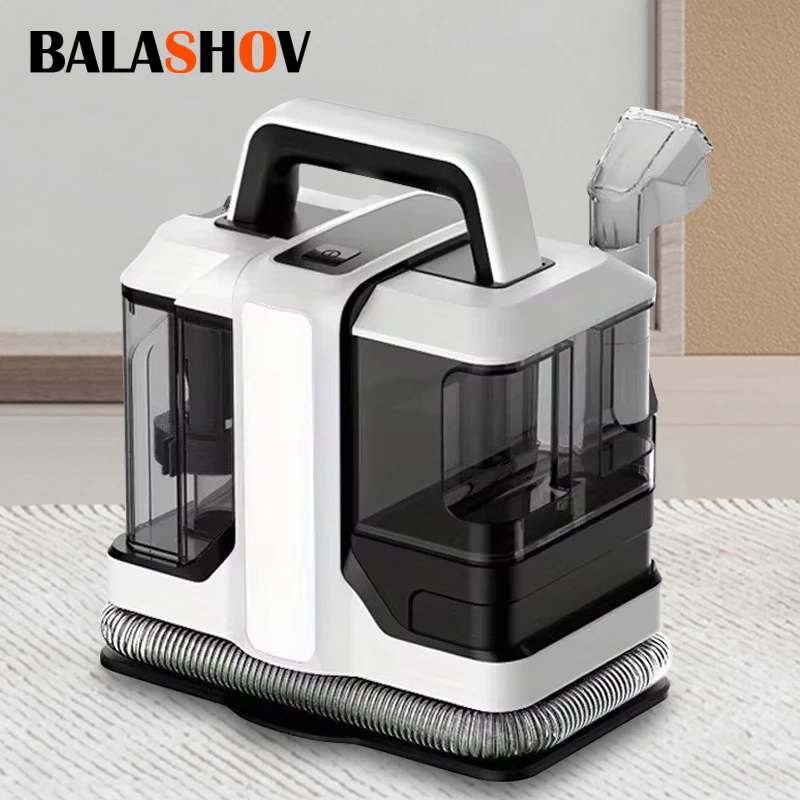 Fleckenreiniger, Polster-Teppichreiniger, einfache Bewegen mit Universalrädern und Griff, Tiefenreinigungsmaschine für Couch, Treppen, Auto Image