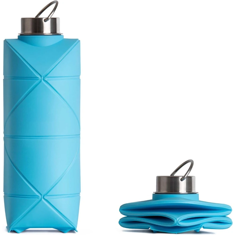 1pc Wasser flasche tragbare und kreative Silikon Falt wasser Tasse für Camping Wandern und Reisen Image