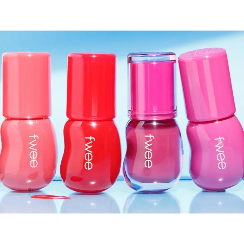Korea fwee 3d voluming Glanz Aqua Lippe plump ing Lippen glasur pflegende feuchtigkeit spendende wässrige Lippenstift lang anhaltende Make-up-Kosmetik Image