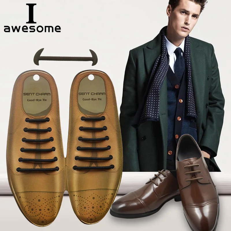 12 Teile/satz Faul Keine Krawatte Schnürsenkel für Männer Frauen Leder Schuhe 3 Farben Elastische Silikon Schuh spitze Geeignet Hohe Qualität