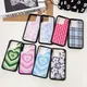 Custodia per telefono Wildflower 3D Ins Love Heart per iPhone 16 15 14 13 12 Pro Max 16Plus WF Custodia per cartoni animati con reticolo floreale carino Funda