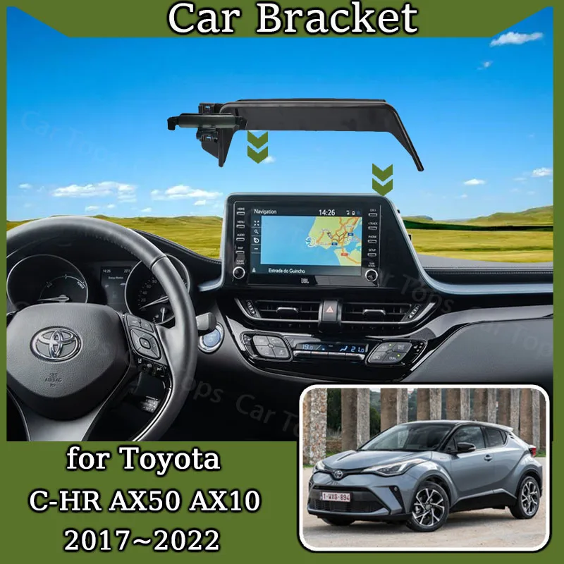 Für Toyota C-HR AX50 CHR AX10 2017 ~ 2022 Bildschirm Auto Handy Halter GPS Halterung Schwerkraft Unterstützung Auto stehen Zubehör Image