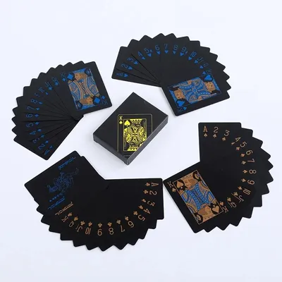 Poker Karten Neue PVC Poker Spielkarten Kunststoff Kristall Wasserdicht Gaming Wareable Ware Image