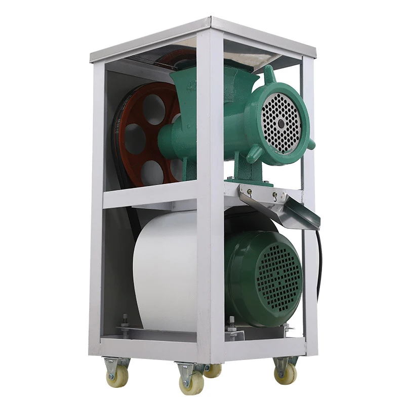 42 # Fleischwolf, 220 V, kommerzieller Knochenzerkleinerer, 3 kW, Hühnerskelett, geschredderter Fisch, elektrisch, hohe Leistung, 180 kg/h Image